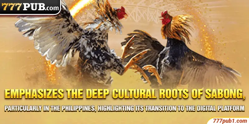 Emphasizes the deep cultural roots of Sabong, particularly in the Philippines, highlighting its transition to the digital platform